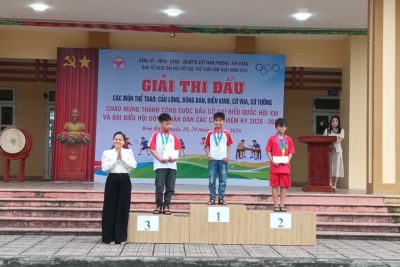 GIẢI THI ĐẤU CÁC MÔN THỂ THAO : CẦU LÔNG, BÓNG BÀN, CỜ VUA, CỜ TƯỚNG